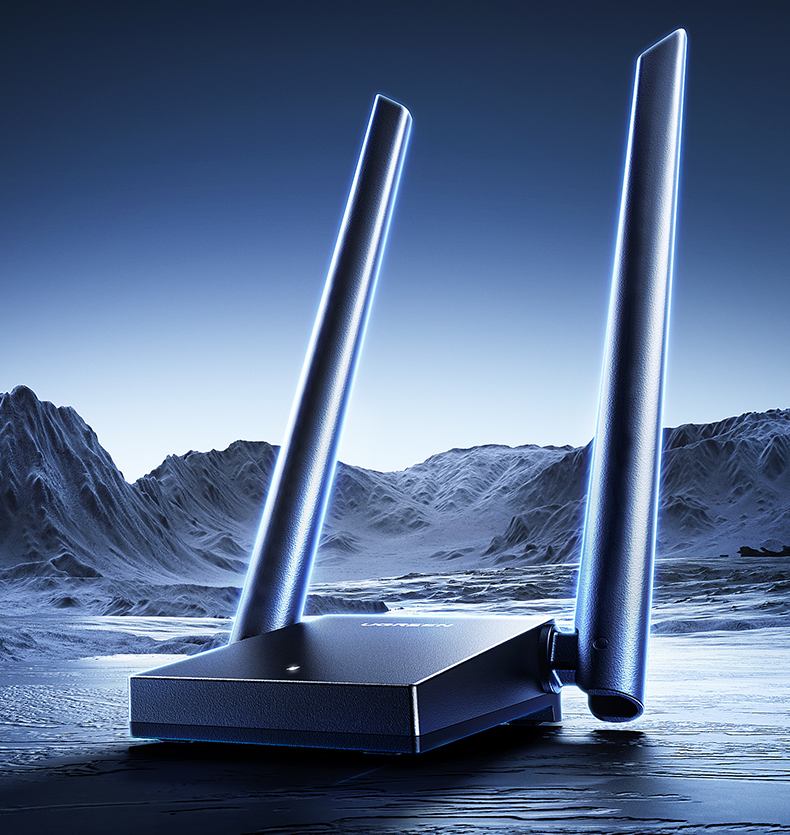 绿联cm495-25226 5dbi外置双天线 信号强