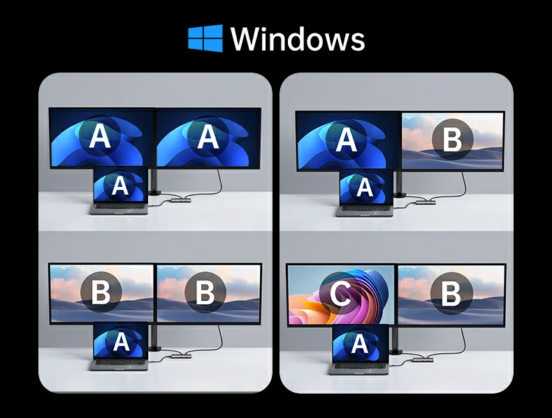 cm498-35897扩展坞pd100w供电示意 绿联cm498-35897 pd100w快充接口
