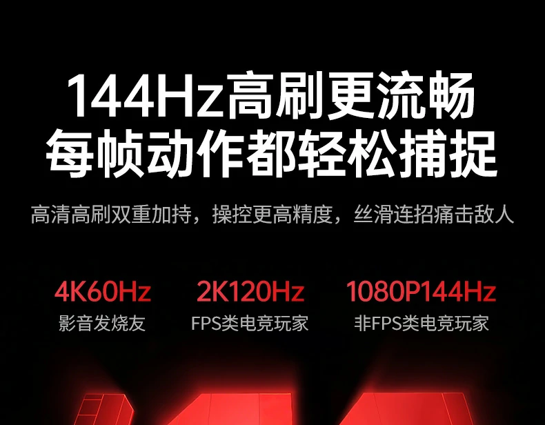 绿联cm511-75642电竞玩家144hz高刷游戏演示