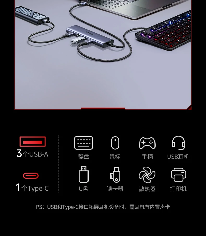 绿联cm511-75642 esd tvs静电浪涌防护机制