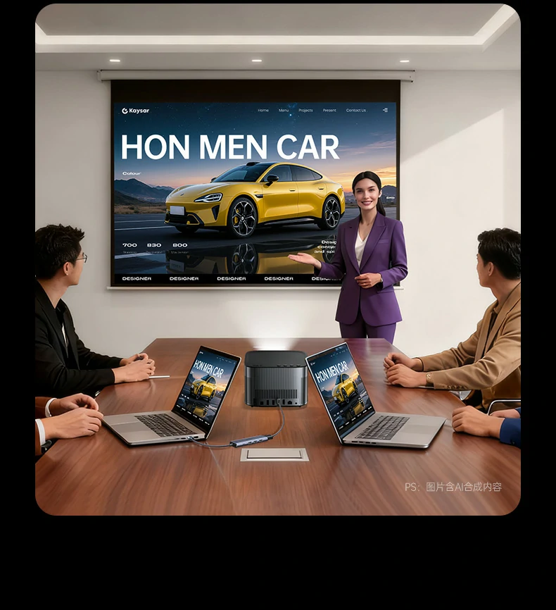 紧凑小巧设计 - 不占桌面空间,随身携带无负担 产品尺寸与常见物品对比(如银行卡、手机)