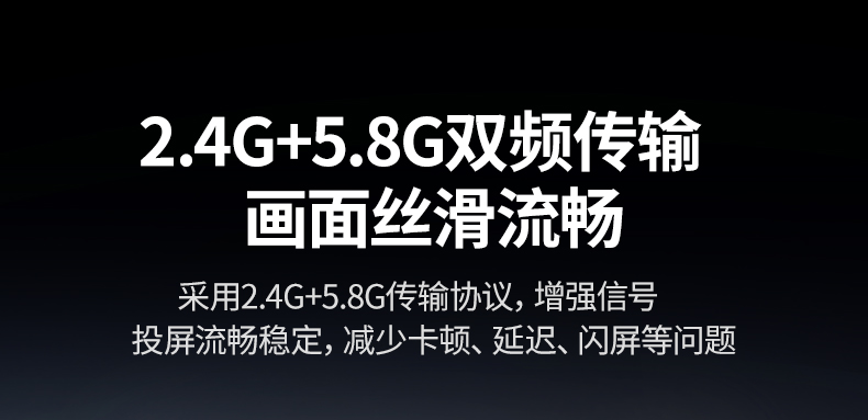 ugreen 无线投屏器 安卓苹果手机投屏