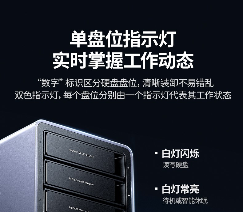 绿联cm646磁盘阵列硬盘柜 大容量存储专家