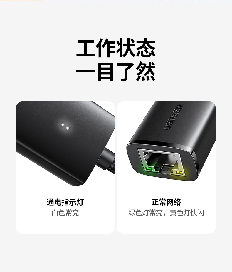 绿联千兆网卡 工业级耐用性 适应-40℃至85℃宽温 绿联千兆网卡 工业级耐用性 适应-40℃至85℃宽温