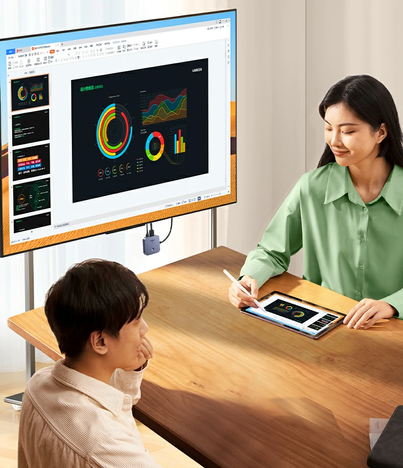 向下兼容1080p 绿联投屏器适配老旧显示设备 向下兼容1080p 绿联投屏器适配老旧显示设备