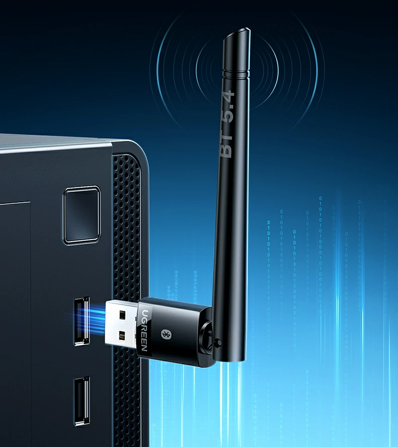 绿联cm749蓝牙5.4适配器天线款，免驱安装即插即用