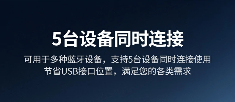 绿联蓝牙5.4天线适配器支持多场景办公娱乐使用