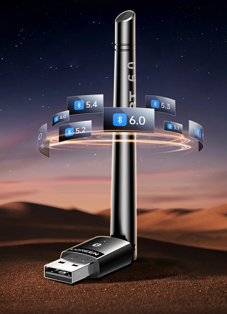 绿联cm749蓝牙适配器内部高性能芯片结构示意图