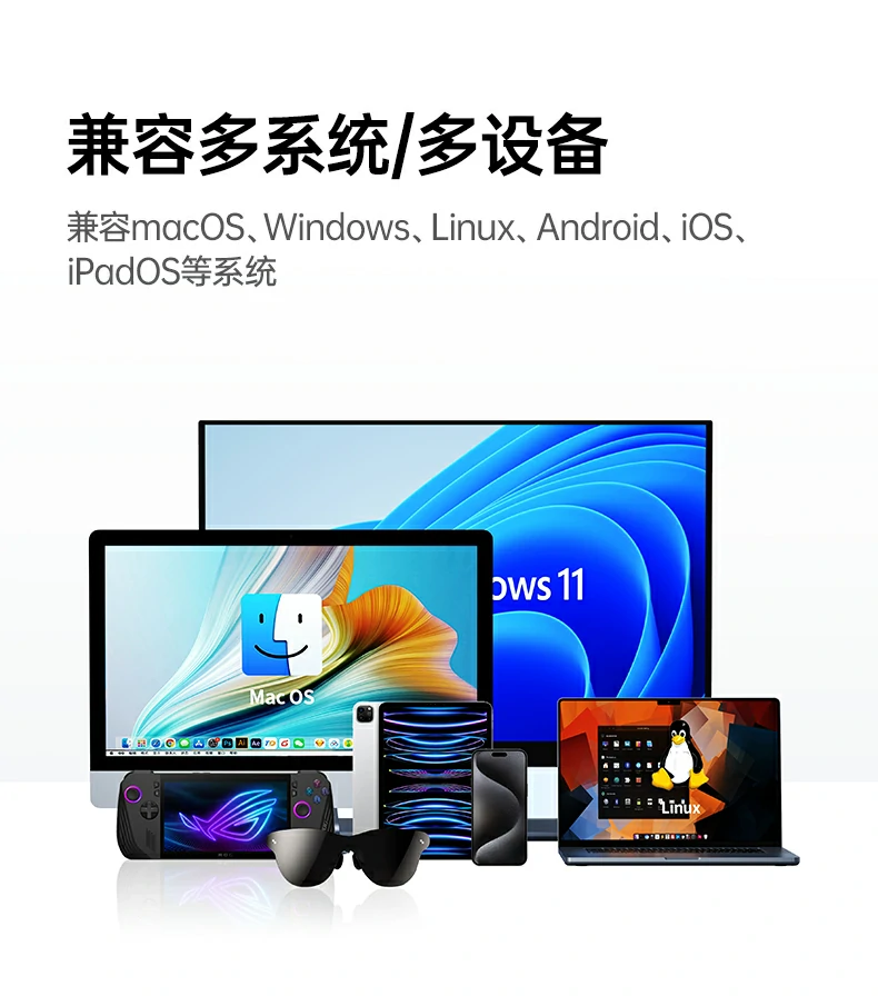 绿联扩展坞 兼容电子游戏掌机连接示例 绿联扩展坞 兼容电子游戏掌机连接示例