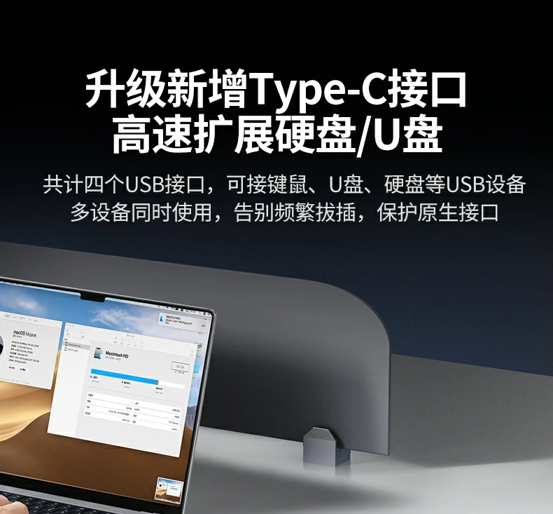 ugreen绿联-更专业更安心的数码品牌 绿联cm886扩展坞轻松扩展笔记本端口,多功能一体