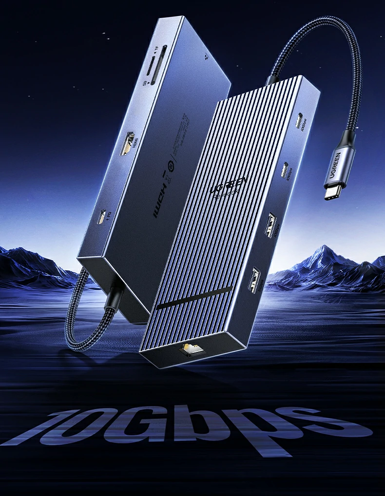 绿联cm886 hdmi接口支持4k60hz高清投屏演示