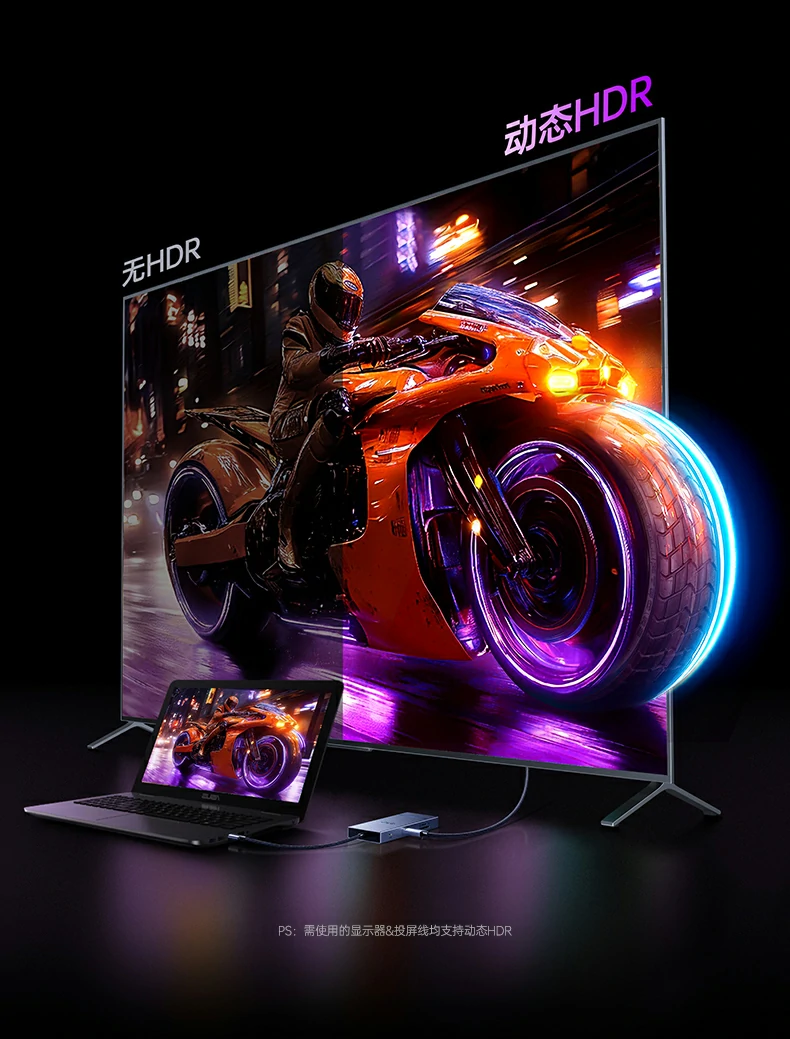 平板电竞扩展高速传输与高清投屏体验 绿联cm886-95614扩展坞连接平板电竞场景