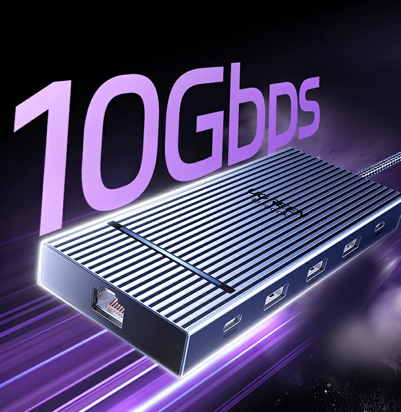 tf卡槽兼容micro sd卡扩展移动存储 绿联cm886-95614扩展坞tf卡槽读卡演示