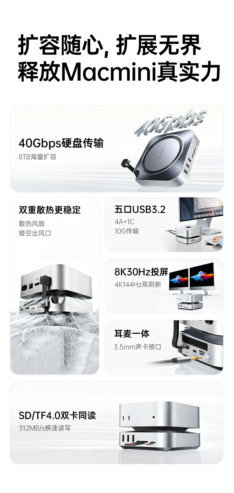 绿联cm887-95503单盘比双盘快50%效率对比 绿联cm887-95503单盘比双盘快50%效率对比