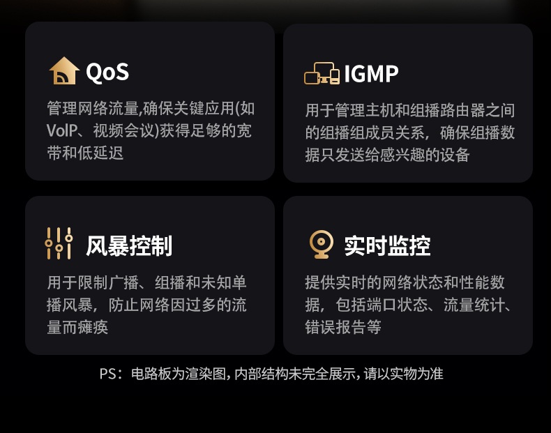 兼容10/100/1000mbps速率 新旧设备全适配