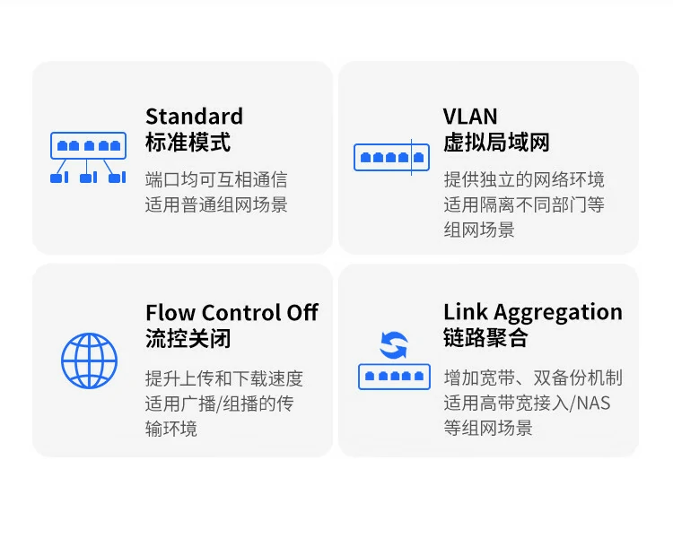 ugreen绿联-更专业更安心的数码品牌 绿联机架式交换机采用四重散热系统持久低温运行
