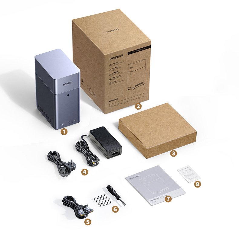 绿联dh2300私有云 满足个人家庭全场景 数据管理更智能