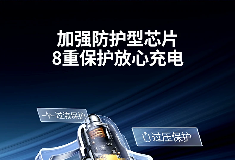 车载快充适配手机平板等设备 车载快充适配手机平板等设备