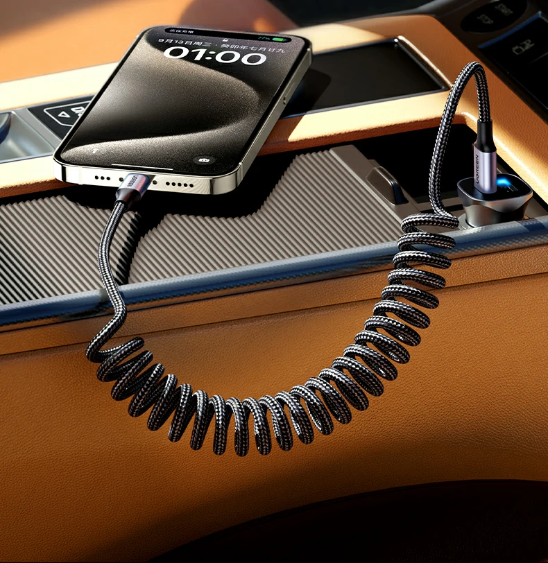 绿联l507快充线 多品牌兼容 l507快充线,兼容苹果15/16、小米、华为等品牌手机