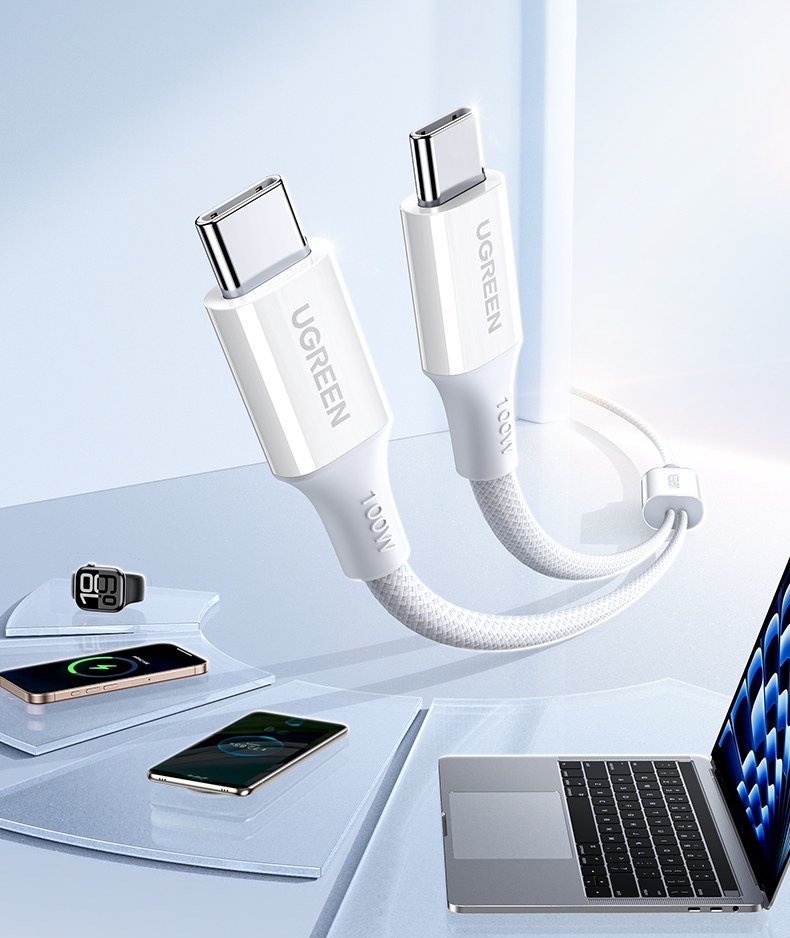 绿联l527数据线pd100w疾速充电实拍效果