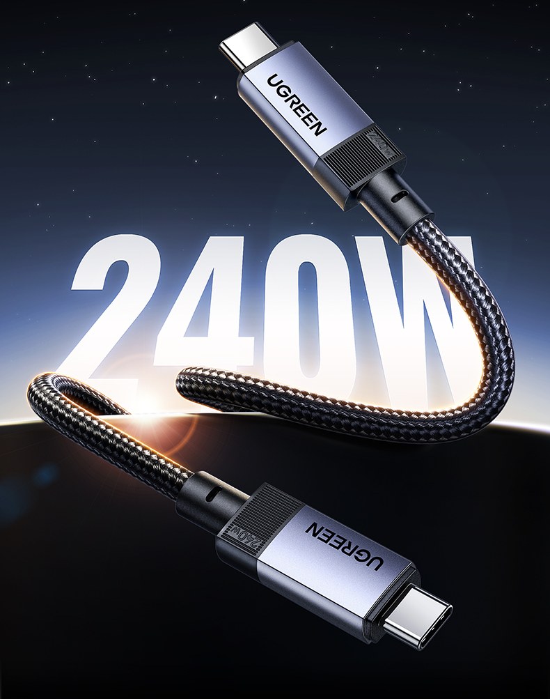 绿联l701数据线支持pd3.1快充协议充电性能展示