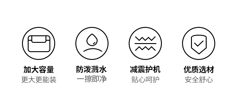 绿联lp584电脑包侧面外观，耐磨牛津布材质坚韧耐用