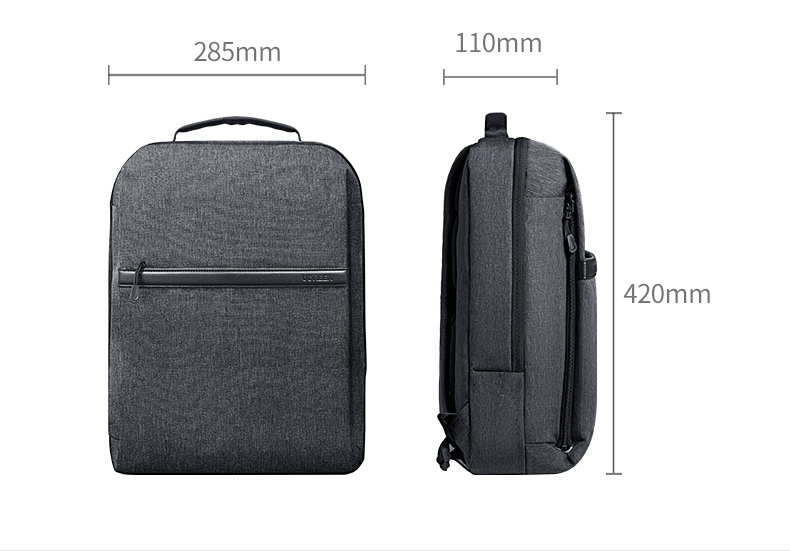 绿联lp664电脑双肩包场景展示，通勤旅行皆宜