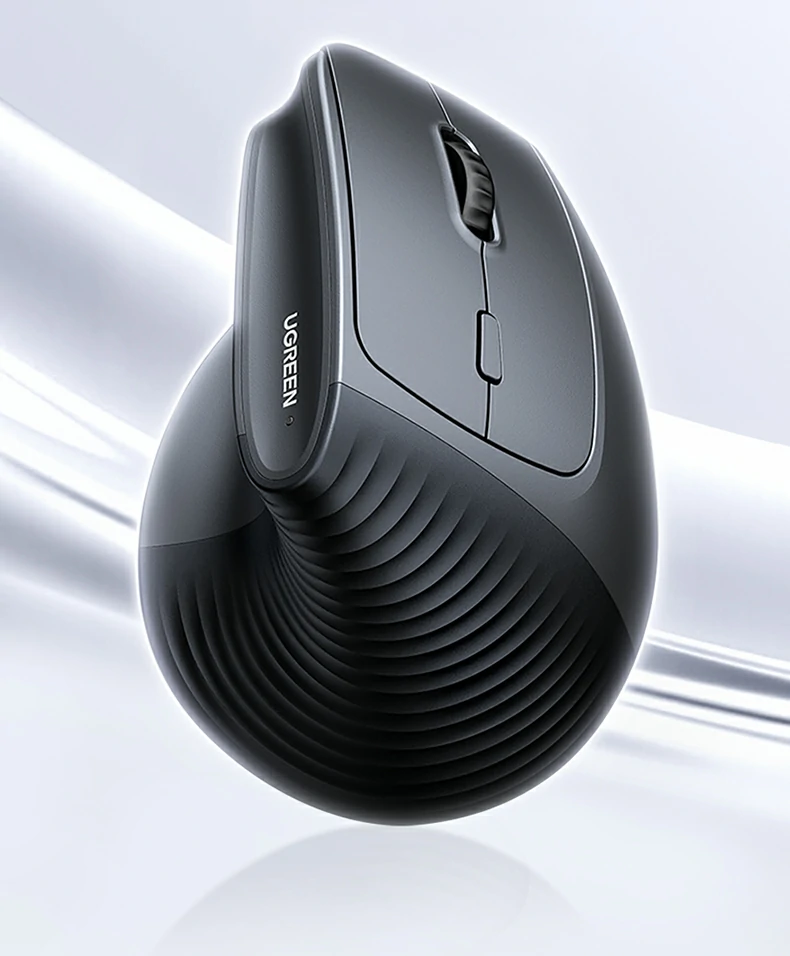 绿联无线垂直鼠标 10米无线稳定传输不掉线