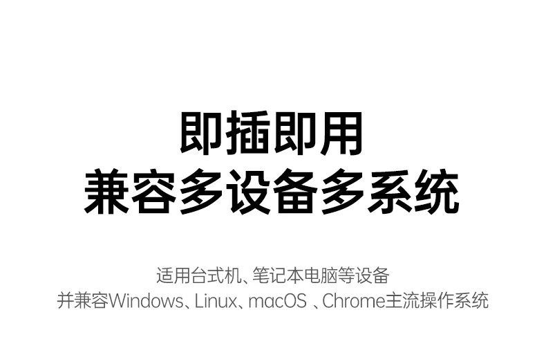 绿联mk301键鼠套装1.6米线长展示
