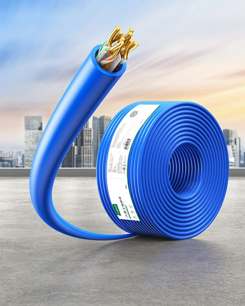 绿联六类工程网线 千兆高速传输表现02 ugreen六类网线支持千兆高速传输图02