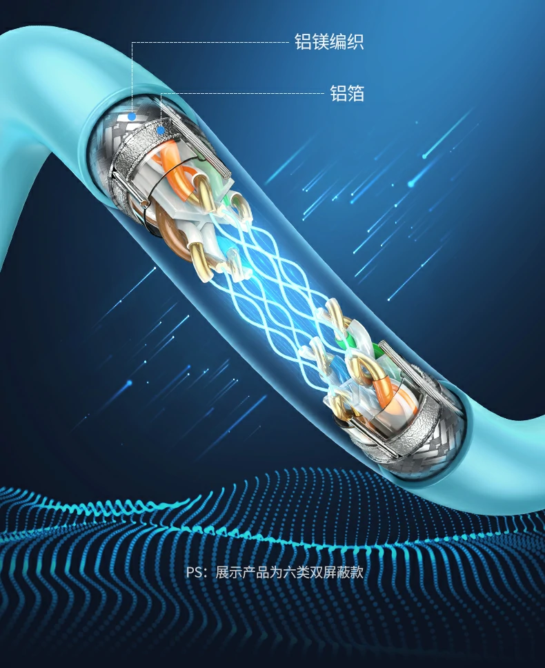 六类工程网线 内部结构说明13 绿联工程网线内部结构展示图13