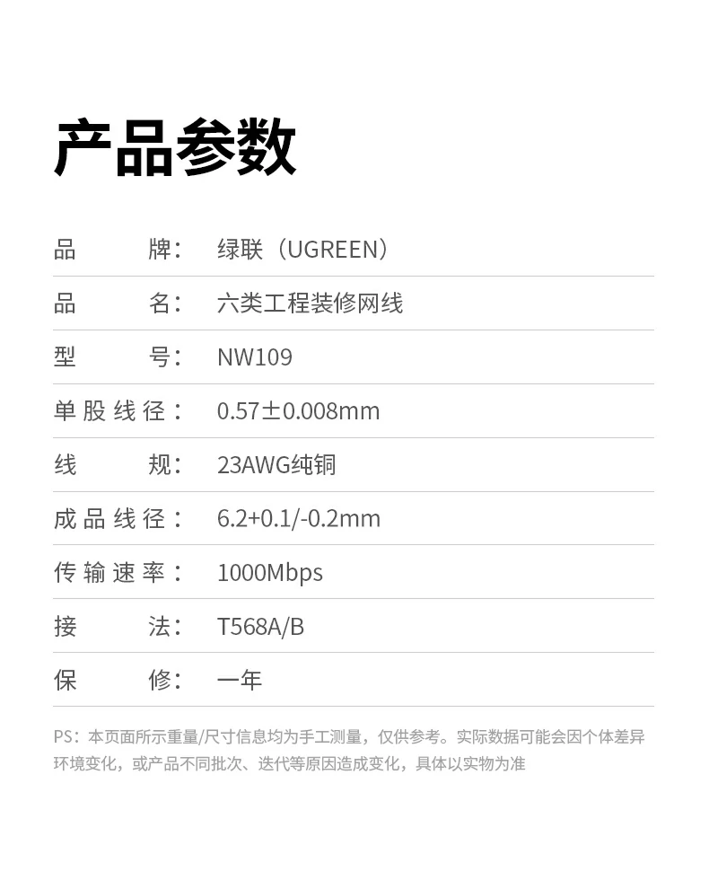 六类千兆工程网线 高速传输能力展示23 绿联千兆网线支持高速数据传输图23