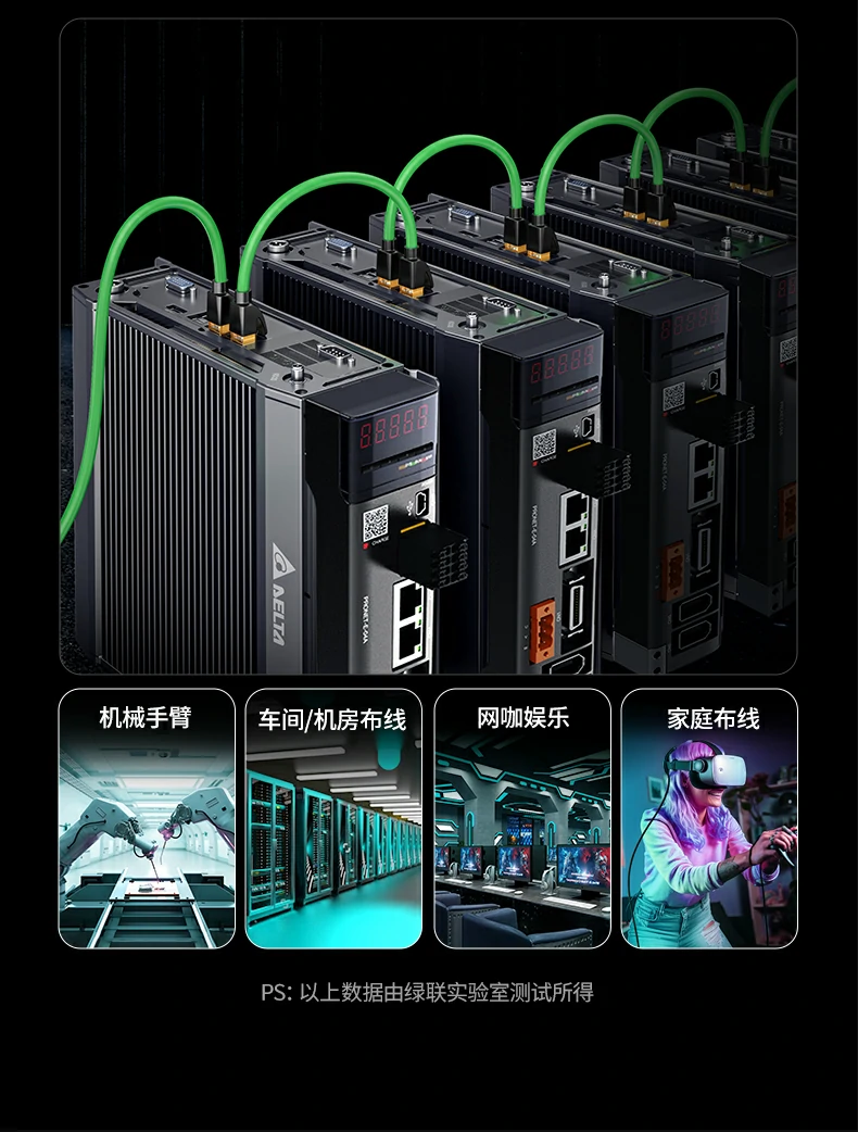 绿联七类网线支持600mhz高频带宽 满足未来网络需求