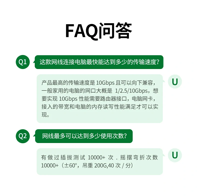绿联nw317七类高柔屏蔽网线包装展示
