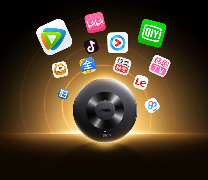ugreen p301 接电视 即插即用