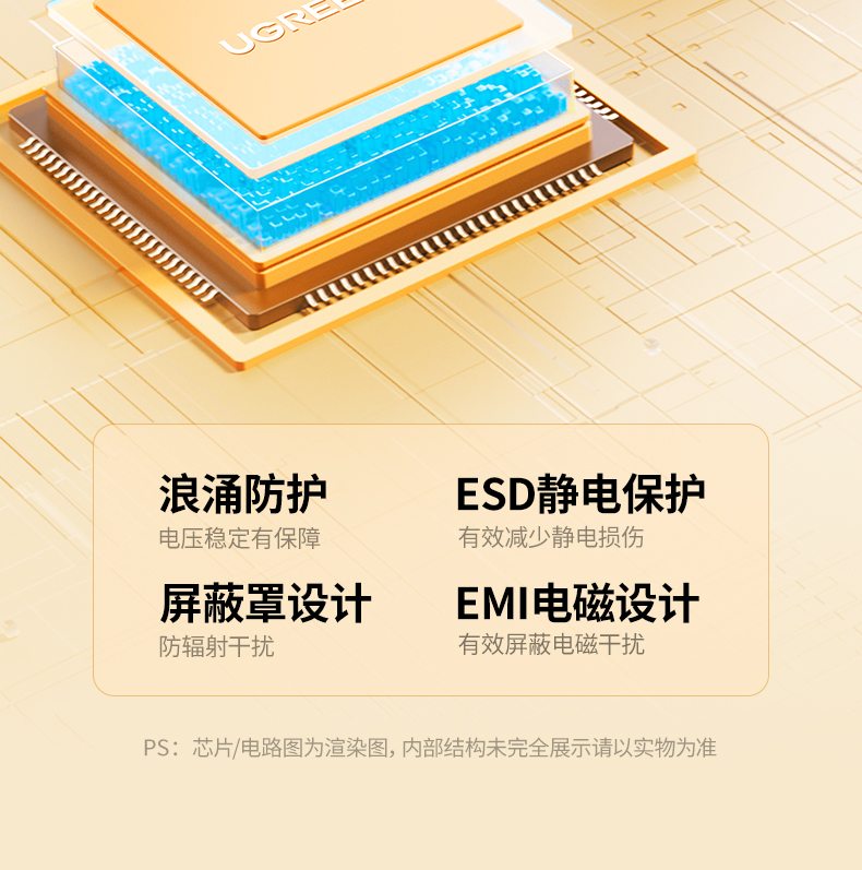 ugreen p503 手机平板即连即投