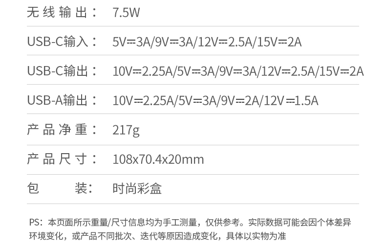 绿联pb575 支持小米快充协议 安卓设备适用 绿联pb575 支持小米快充协议 安卓设备适用