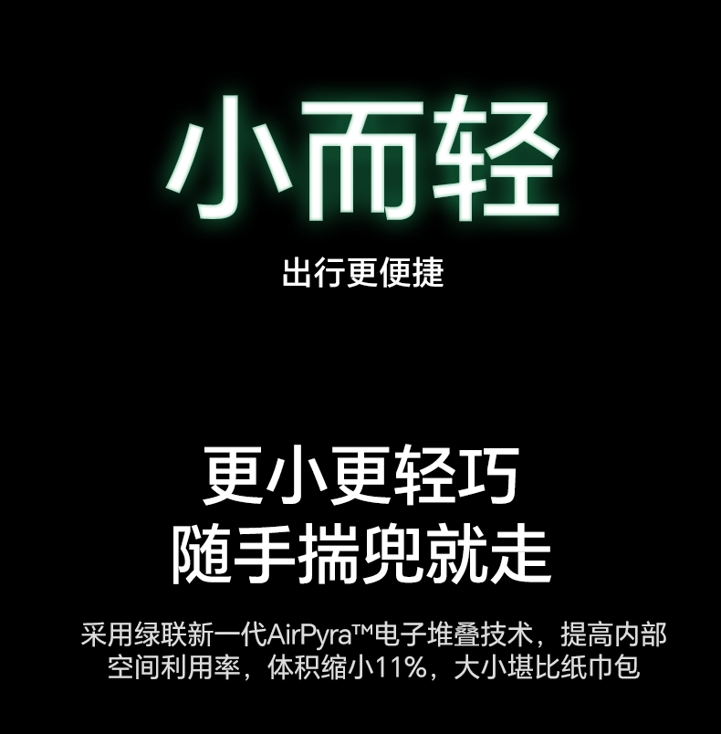 多协议兼容 绿联pb727适配苹果华为小米 多品牌快充