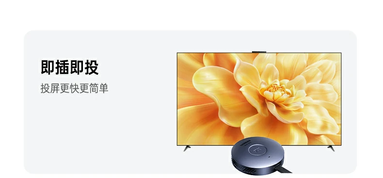 绿联磁吸投屏器 兼容手机平板电脑设备