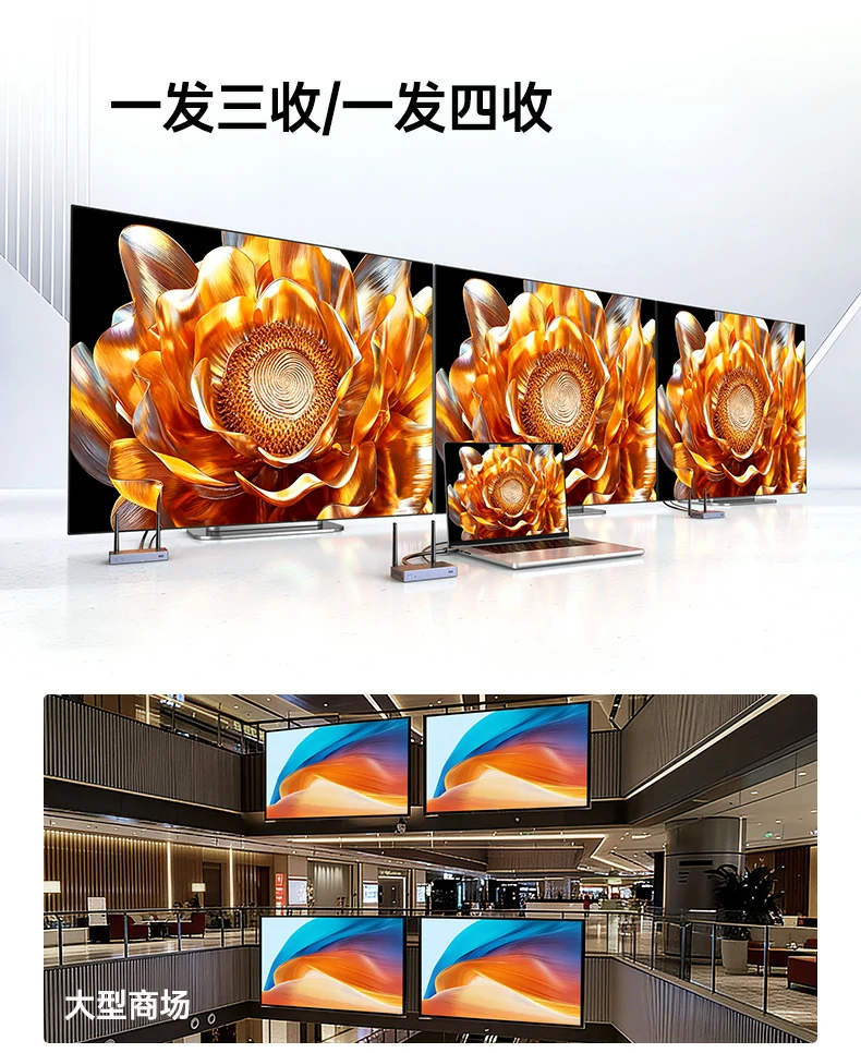 同屏模式演示，所有屏幕显示相同画面