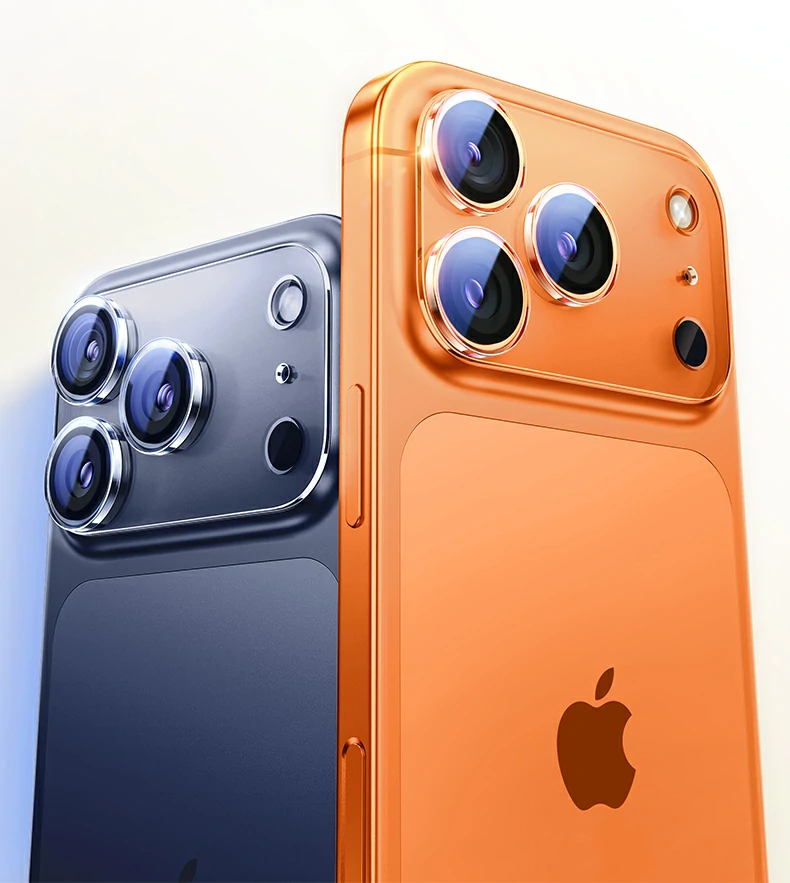 绿联sp1207镜头膜精准开模贴合iphone17系列，防刮防爆，抗指纹不留痕