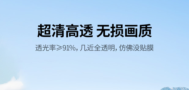 指纹油污一擦即净 绿联膜保持屏幕清爽 指纹油污一擦即净 绿联膜保持屏幕清爽