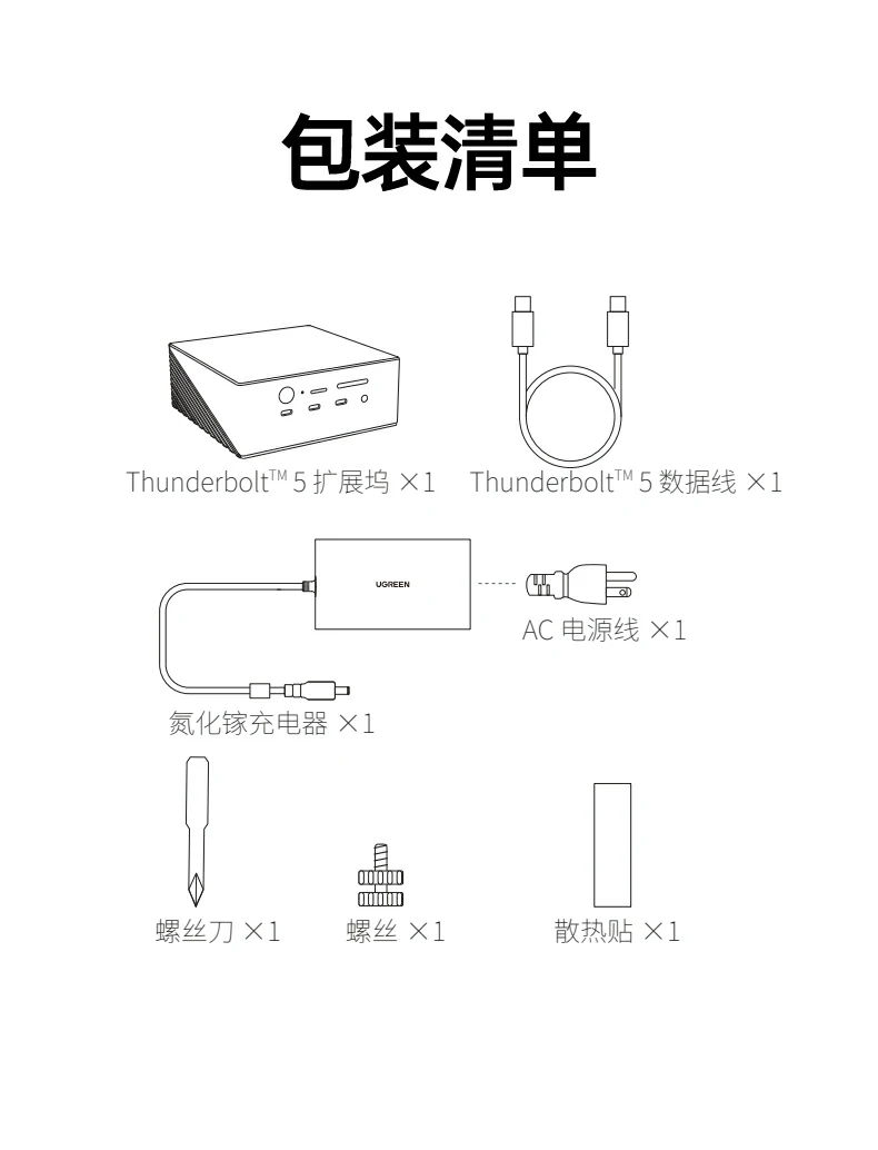 绿联雷电5扩展坞总结海报