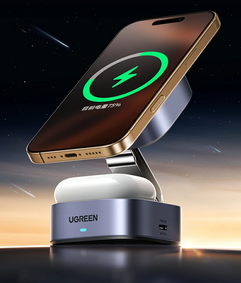 7.5w磁吸快充 - 兼容苹果官方快充协议,高效回血 7.5w magsafe快充实测充电曲线