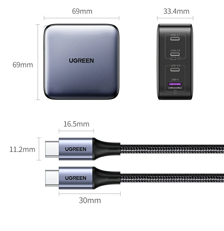 绿联x569氮化镓充电器与笔记本搭配使用场景