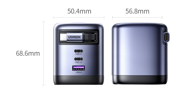 绿联100w快充头使用场景搭配示意图