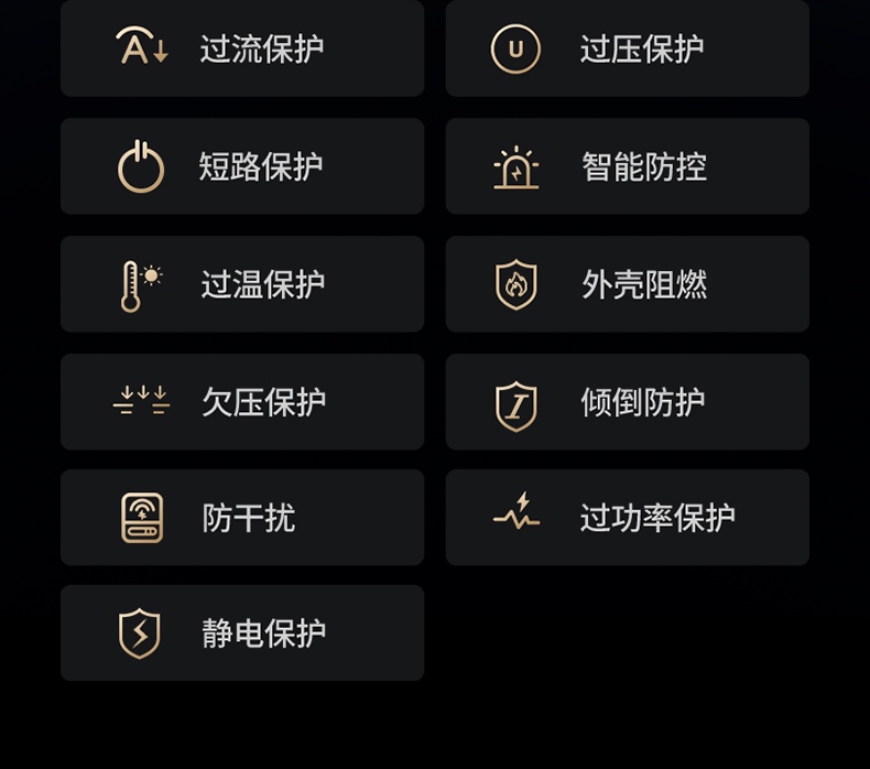 支持多设备同时快充 节省充电时间 支持多设备同时快充 节省充电时间