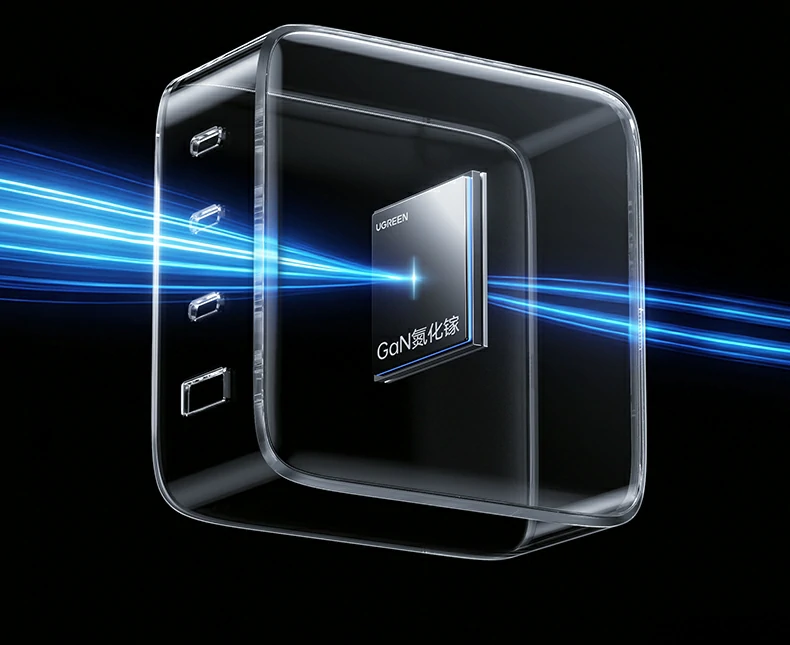 同类领先 - 更小的体积,更轻的重量,便于携带 与其他品牌充电器对比:体积与重量